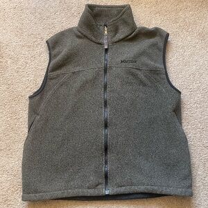 Marmot Gray Fleece Vest